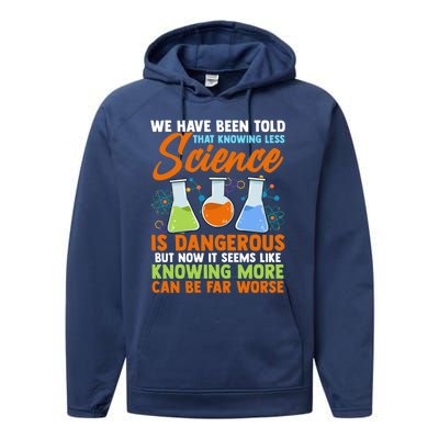 Funny Scientist Science Humor Gift Performance Fleece Hoodie