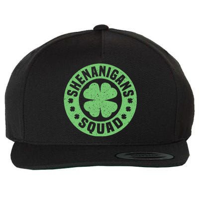 Funny Shenanigans Squad Happy St. Patrick's Day Outfit Wool Snapback Cap