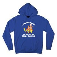 Funny Sloth Slow Runner Team Im Just Zone 2 Running Funny Gift Tall Hoodie