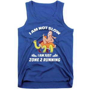 Funny Sloth Slow Runner Team Im Just Zone 2 Running Funny Gift Tank Top