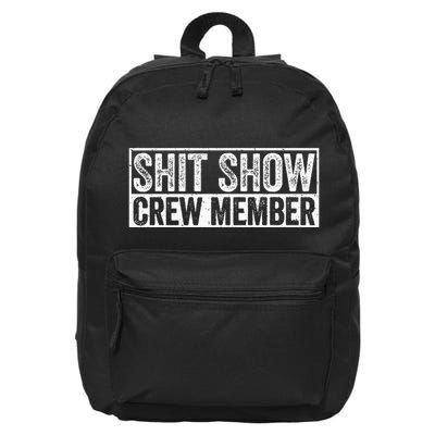 Funny Shit Show Crew Member 16 in Basic Backpack