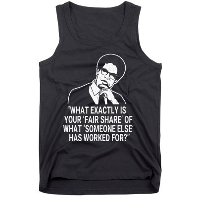 Fair Share Sowell Quotes Thomas Economist Black History Tank Top