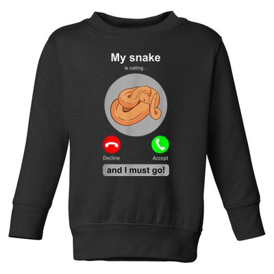 Funny Snake Snake Lover Snake Owner Collector Gift Toddler Sweatshirt