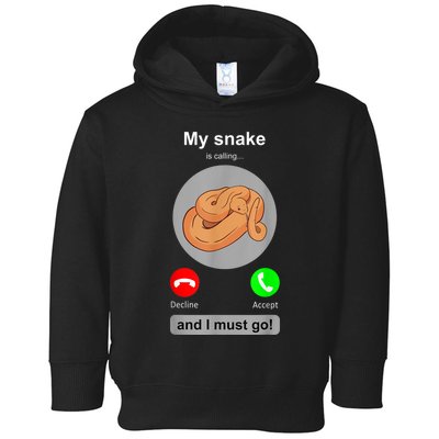 Funny Snake Snake Lover Snake Owner Collector Gift Toddler Hoodie