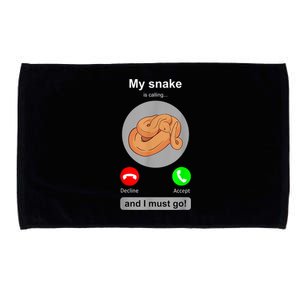 Funny Snake Snake Lover Snake Owner Collector Gift Microfiber Hand Towel