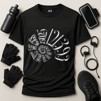 Fibonacci Sequence Spiral Cooling Performance Crew T-Shirt