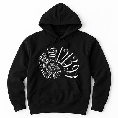 Fibonacci Sequence Spiral Hoodie