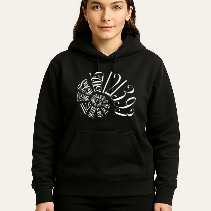 Fibonacci Sequence Spiral Hoodie