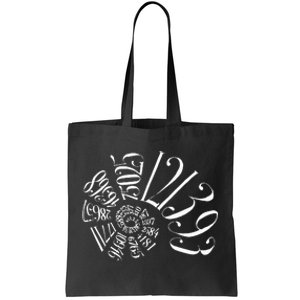 Fibonacci Sequence Spiral Tote Bag