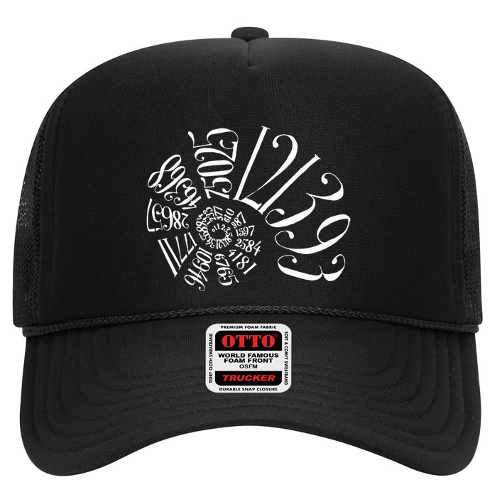 Fibonacci Sequence Spiral Trucker Hat