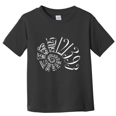 Fibonacci Sequence Spiral Toddler T-Shirt