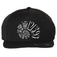 Fibonacci Sequence Spiral Wool Snapback Cap