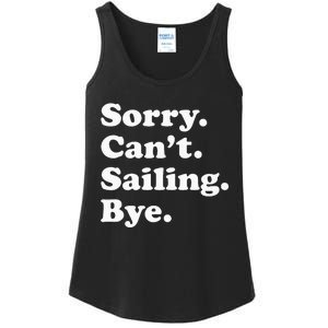 Funny Sailing Sailboat Gift For Men Women Ladies Essential Tank