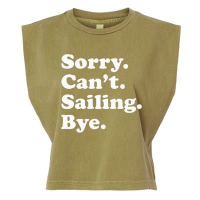 Funny Sailing Sailboat Gift For Men Women Garment-Dyed Women's Muscle Tee