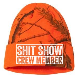 Funny S.h.i.t Show Crew Member Hilarious For Adults Kati Licensed 12" Camo Beanie