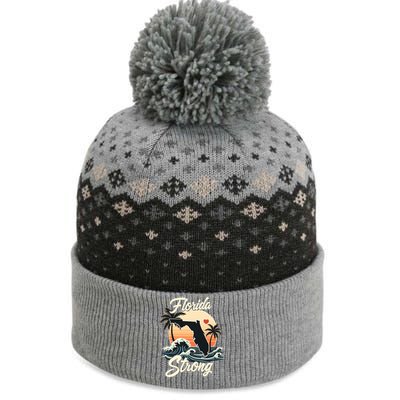 Florida Strong Support & Pray For Florida The Baniff Cuffed Pom Beanie