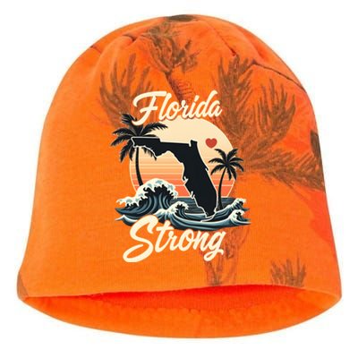 Florida Strong Support & Pray For Florida Kati - Camo Knit Beanie