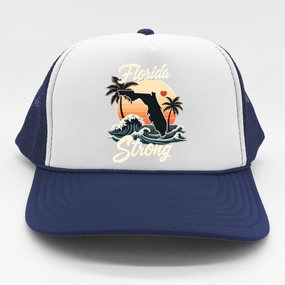 Florida Strong Support & Pray For Florida Trucker Hat