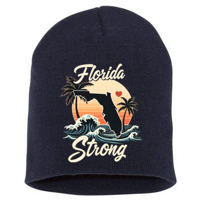 Florida Strong Support & Pray For Florida Short Acrylic Beanie