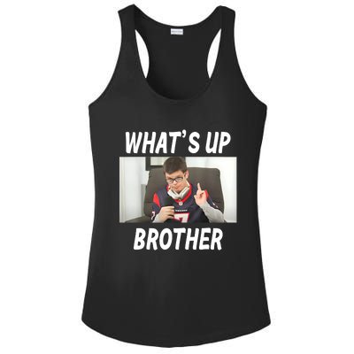 Funny Sketch Streamer Whats Up Brother Funny Meme Ladies PosiCharge Competitor Racerback Tank