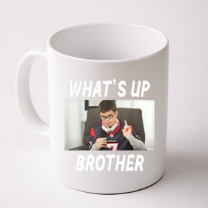 Funny Sketch Streamer Whats Up Brother Funny Meme Coffee Mug