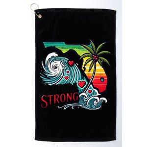 Florida Strong Support Pray For Tampa Bay Strong Community Gift Platinum Collection Golf Towel