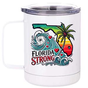 Florida Strong Support Pray For Tampa Bay Strong Community Gift 12 oz Stainless Steel Tumbler Cup