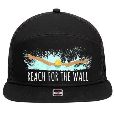 Funny Swimming Swim Team Gift Swimmer Quote Saying TShirt 7 Panel Mesh Trucker Snapback Hat