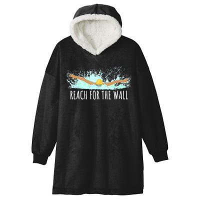 Funny Swimming Swim Team Gift Swimmer Quote Saying TShirt Hooded Wearable Blanket