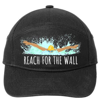 Funny Swimming Swim Team Gift Swimmer Quote Saying TShirt 7-Panel Snapback Hat