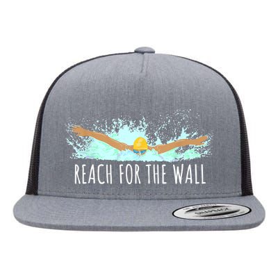 Funny Swimming Swim Team Gift Swimmer Quote Saying TShirt Flat Bill Trucker Hat