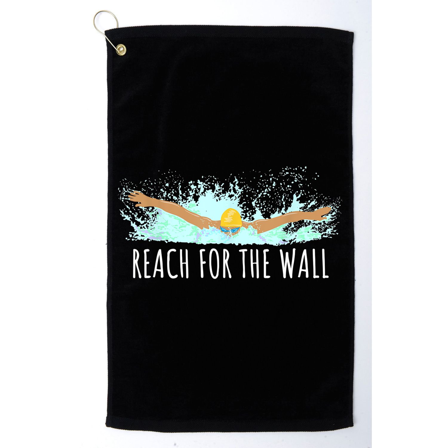 Funny Swimming Swim Team Gift Swimmer Quote Saying TShirt Golf Towel