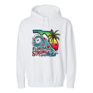 Florida Strong Support Pray For Tampa Bay Strong Community Garment-Dyed Fleece Hoodie