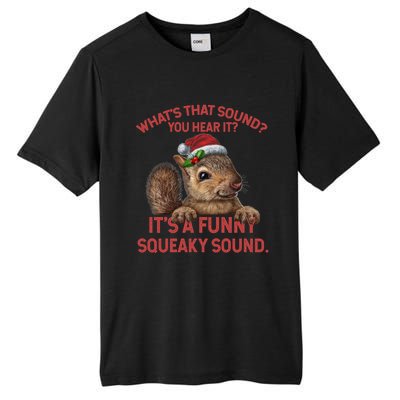 Funny Squeaky Sound Gift Christmas Squirrel Gift Tall Fusion ChromaSoft Performance T-Shirt