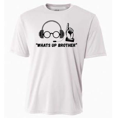 Funny Sketch Streamer Whats Up Brother Cooling Performance Crew T-Shirt