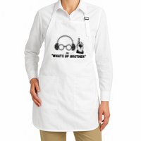 Funny Sketch Streamer Whats Up Brother Apron