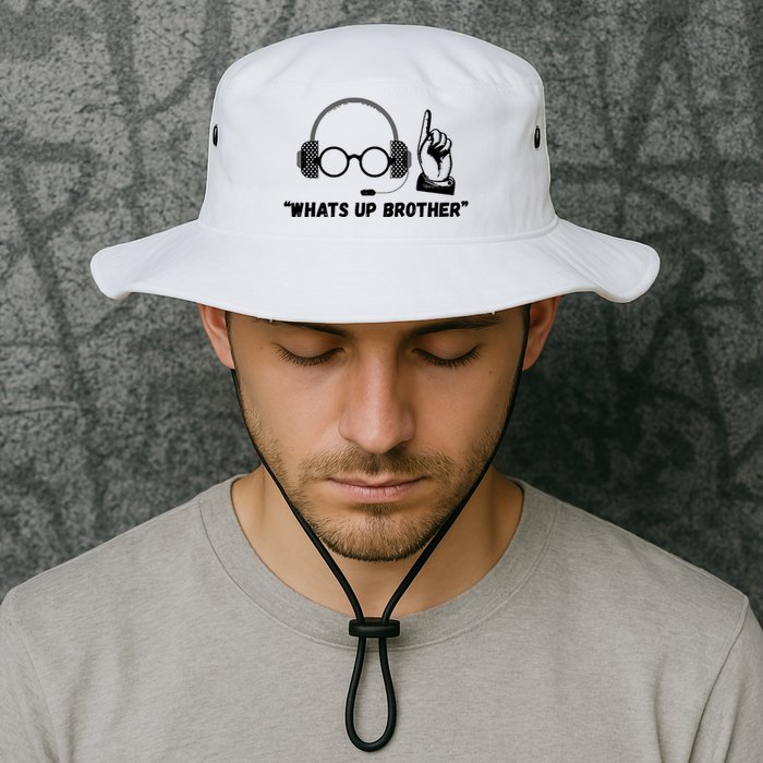 Funny Sketch Streamer Whats Up Brother Bucket Hat