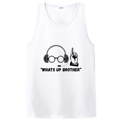 Funny Sketch Streamer Whats Up Brother PosiCharge Competitor Tank