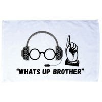 Funny Sketch Streamer Whats Up Brother Microfiber Hand Towel