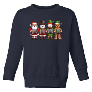 Funny Santa Snowman Elf Accordion Christmas Womenss Toddler Sweatshirt