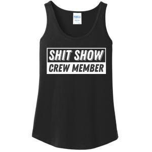 Funny S.H.I.T Show Crew Member Hilarious For Adults Ladies Essential Tank