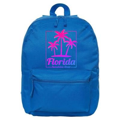 Florida Sunshine State Retro Look 16 in Basic Backpack