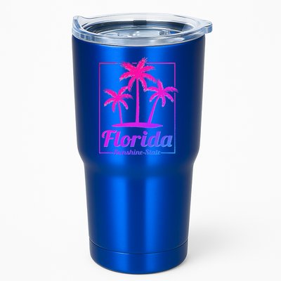 Florida Sunshine State Retro Look Tumbler