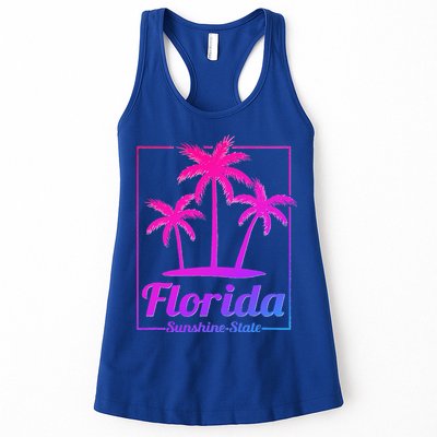Florida Sunshine State Retro Look Womens Tank Top
