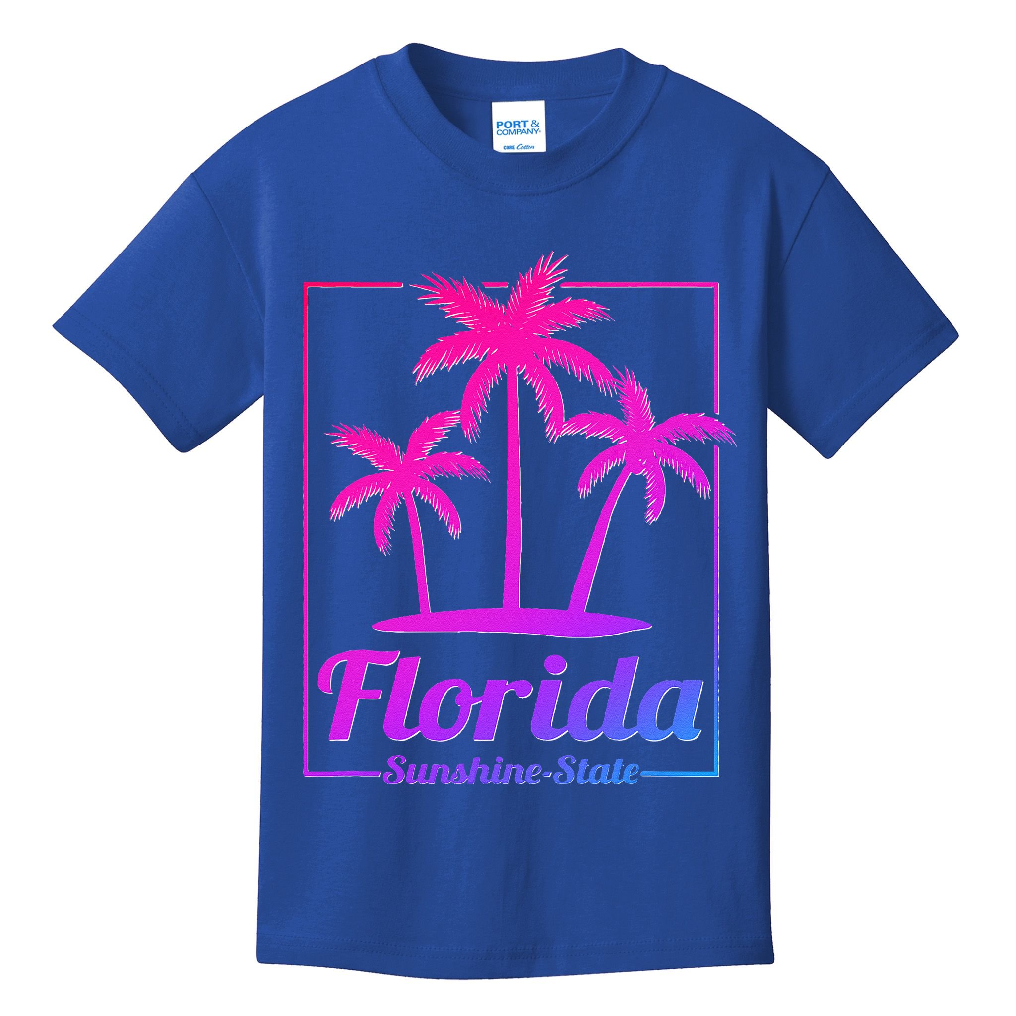 Florida Sunshine State Retro Look Kids T-Shirt