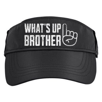 Funny Sketch Streamer Whats Up Brother Adult Drive Performance Visor