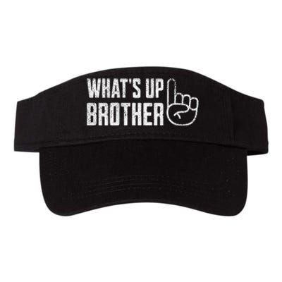 Funny Sketch Streamer Whats Up Brother Valucap Bio-Washed Visor