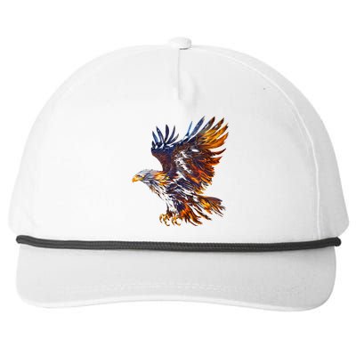 Fiery Steller's Seaeagle Snapback Five-Panel Rope Hat