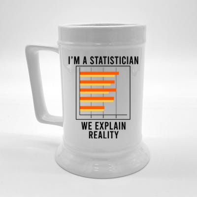 Funny Saying Statistics Data Science Analyst Cute Gift Beer Stein