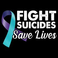 Fight Suicides Save Lives Ribbon Awareness 16 in Basic Backpack